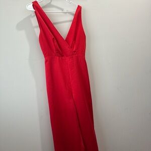 Honey Punch Vibrant Red Backless Dress